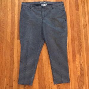 Slim City Khakis by GAP navy blue print size 18R